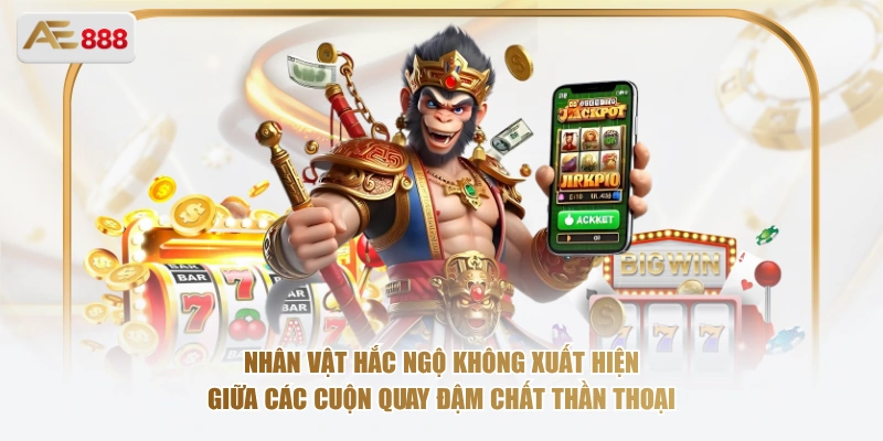 Nhân vật Hắc Ngộ Không xuất hiện giữa các cuộn quay đậm chất thần thoại