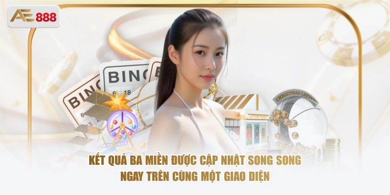 Kết quả ba miền được cập nhật song song ngay trên cùng một giao diện